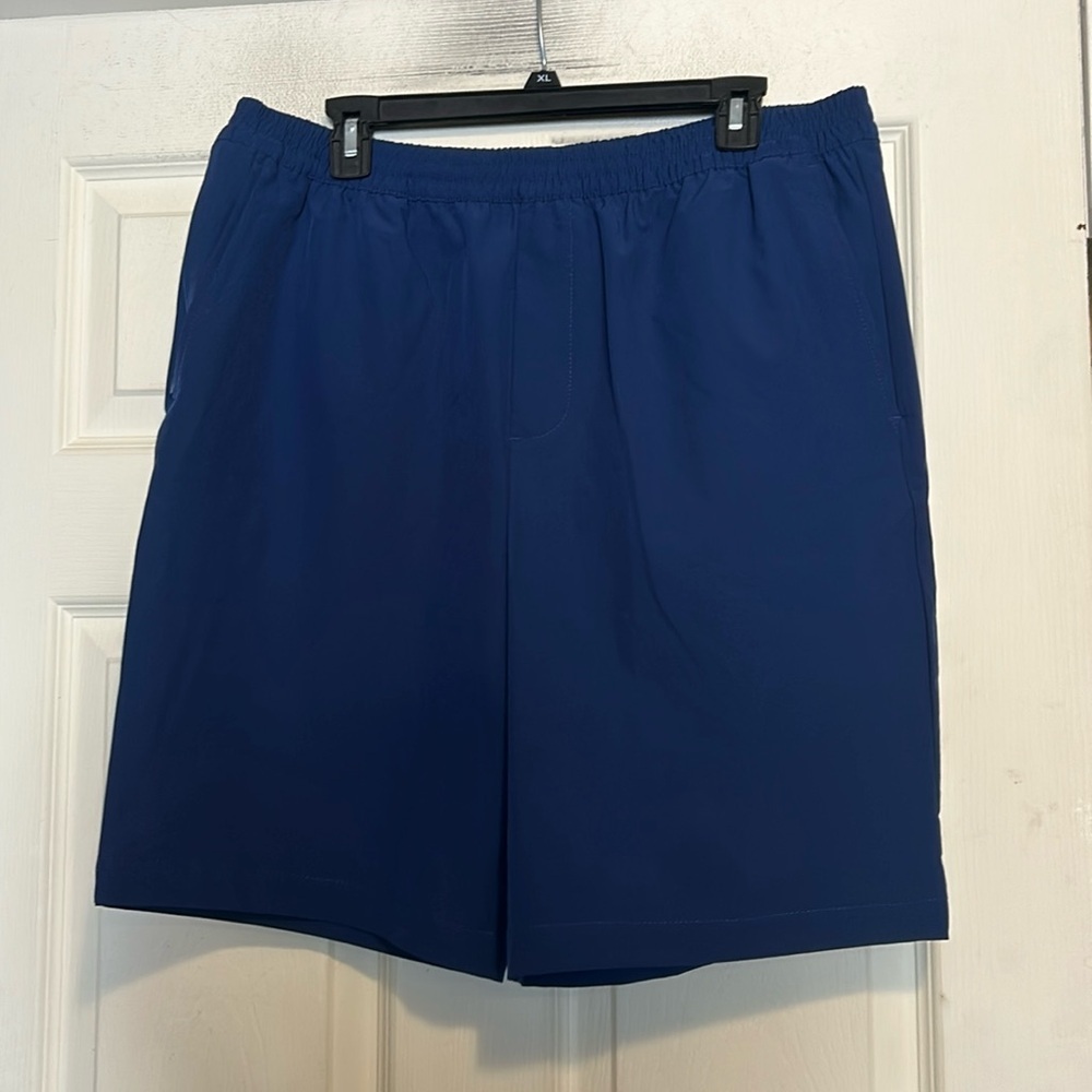 Banana Republic Blue Slim Fit Performance Shorts Size Large